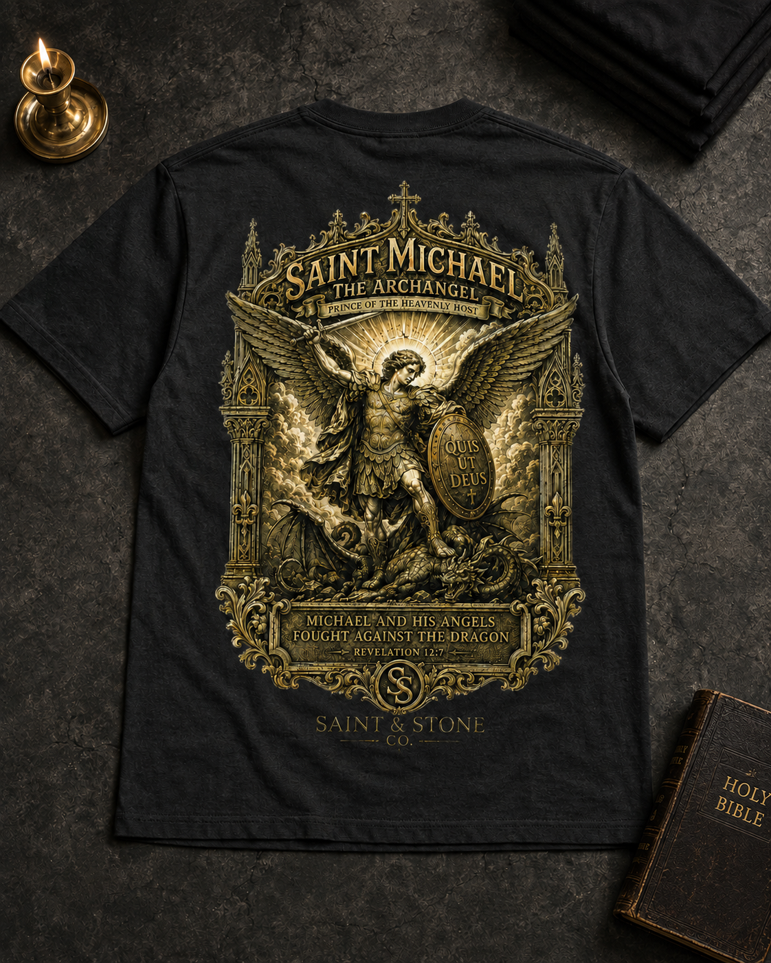 Saint Michael — War in Heaven Classic Fit Shirt