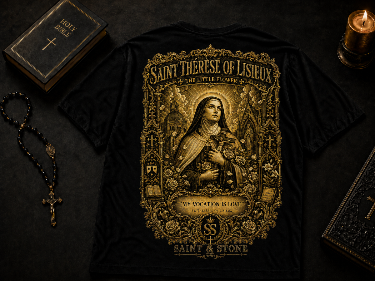 Saint Thérèse of Lisieux Oversized T-Shirt