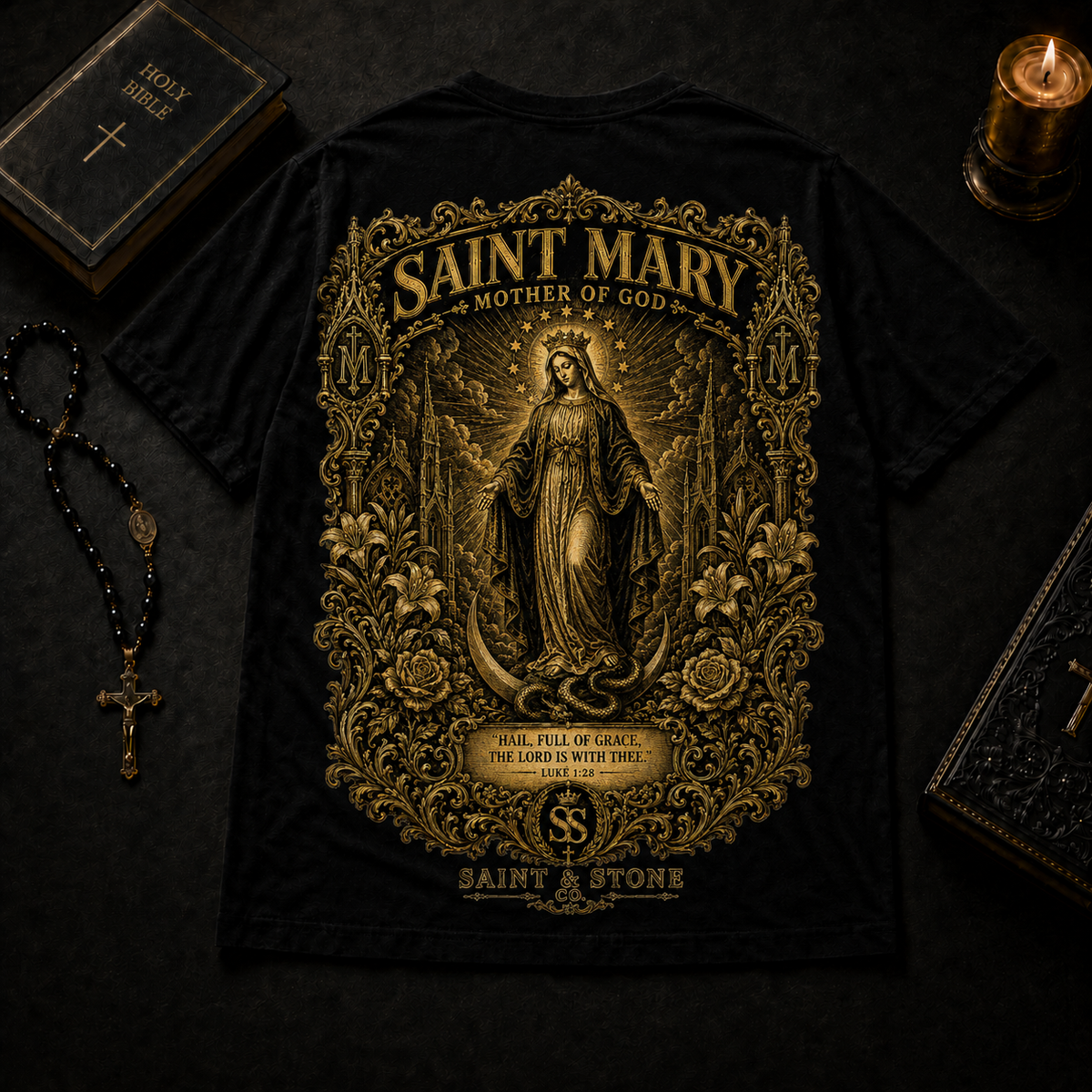 Saint Mary Mother of God Oversized T-Shirt