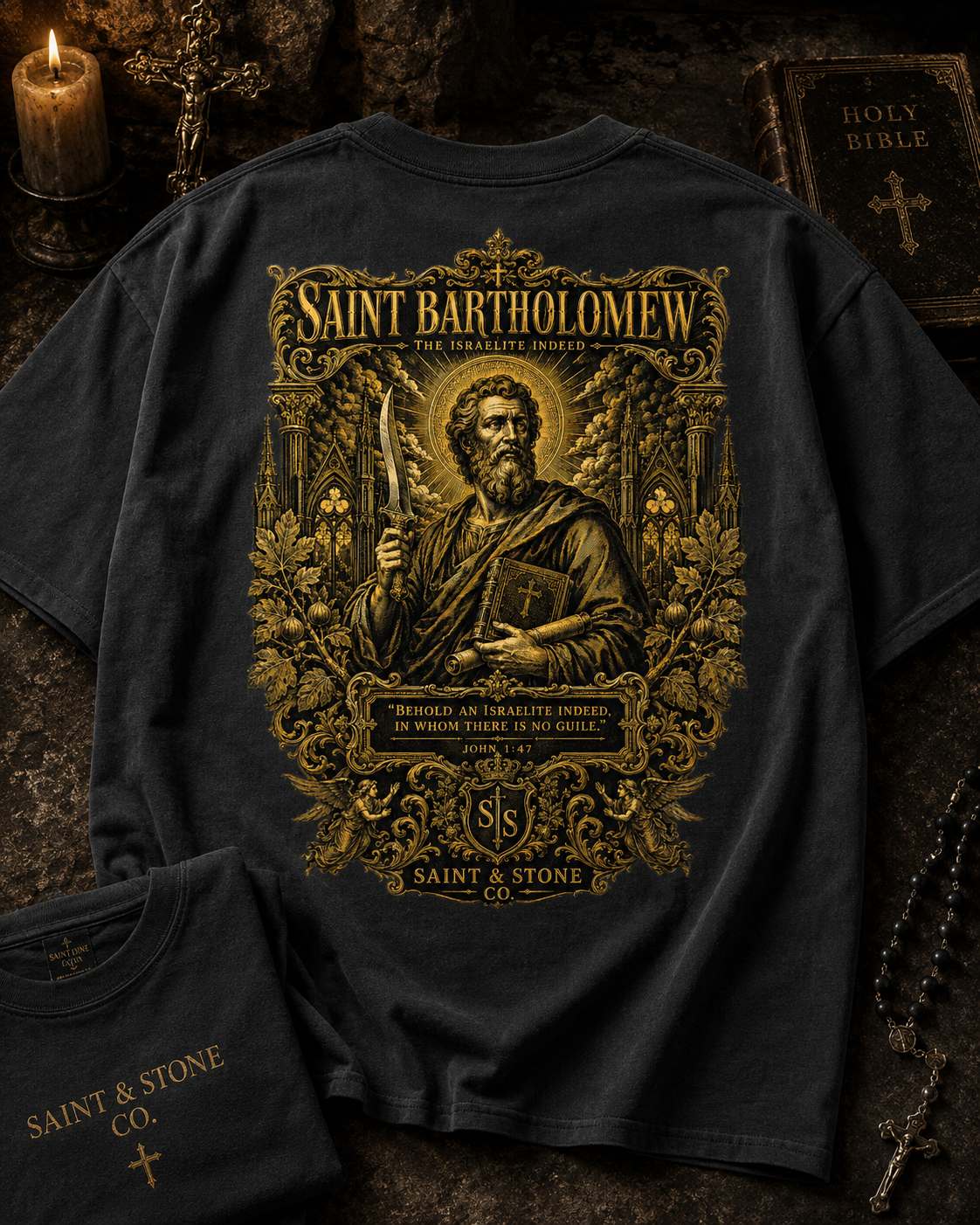 Saint Bartholomew the Apostle Oversized T-Shirt
