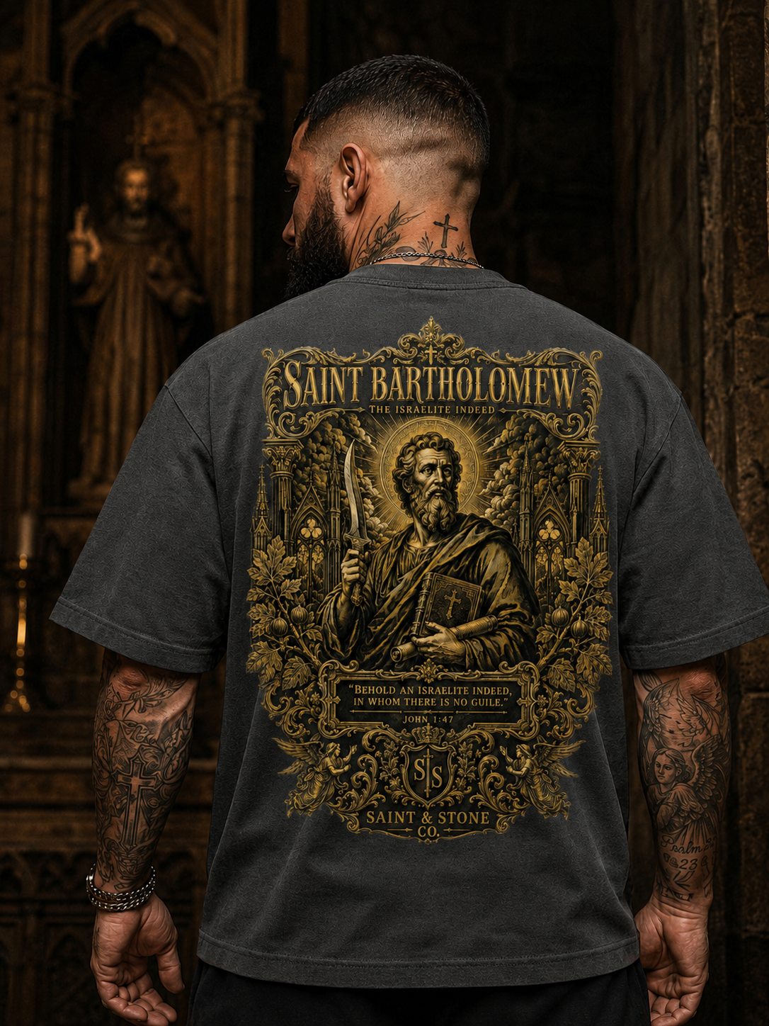 Saint Bartholomew the Apostle Oversized T-Shirt