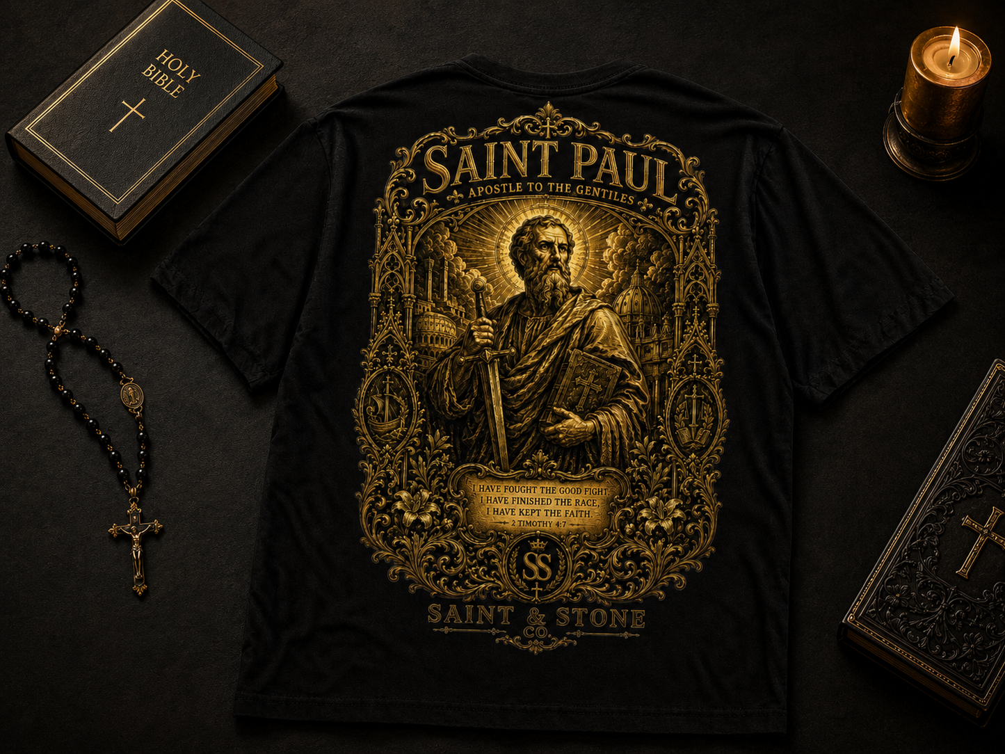 Saint Paul Oversized Catholic Streetwear Shirt