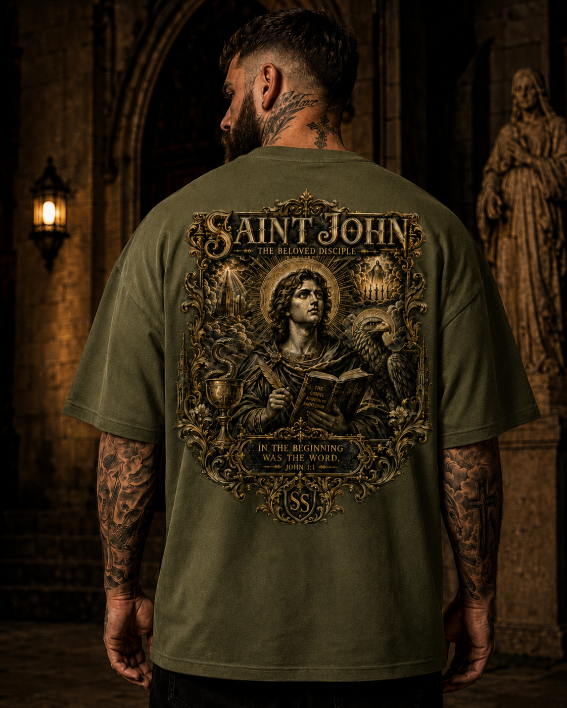 Saint John the Apostle Oversized T-Shirt