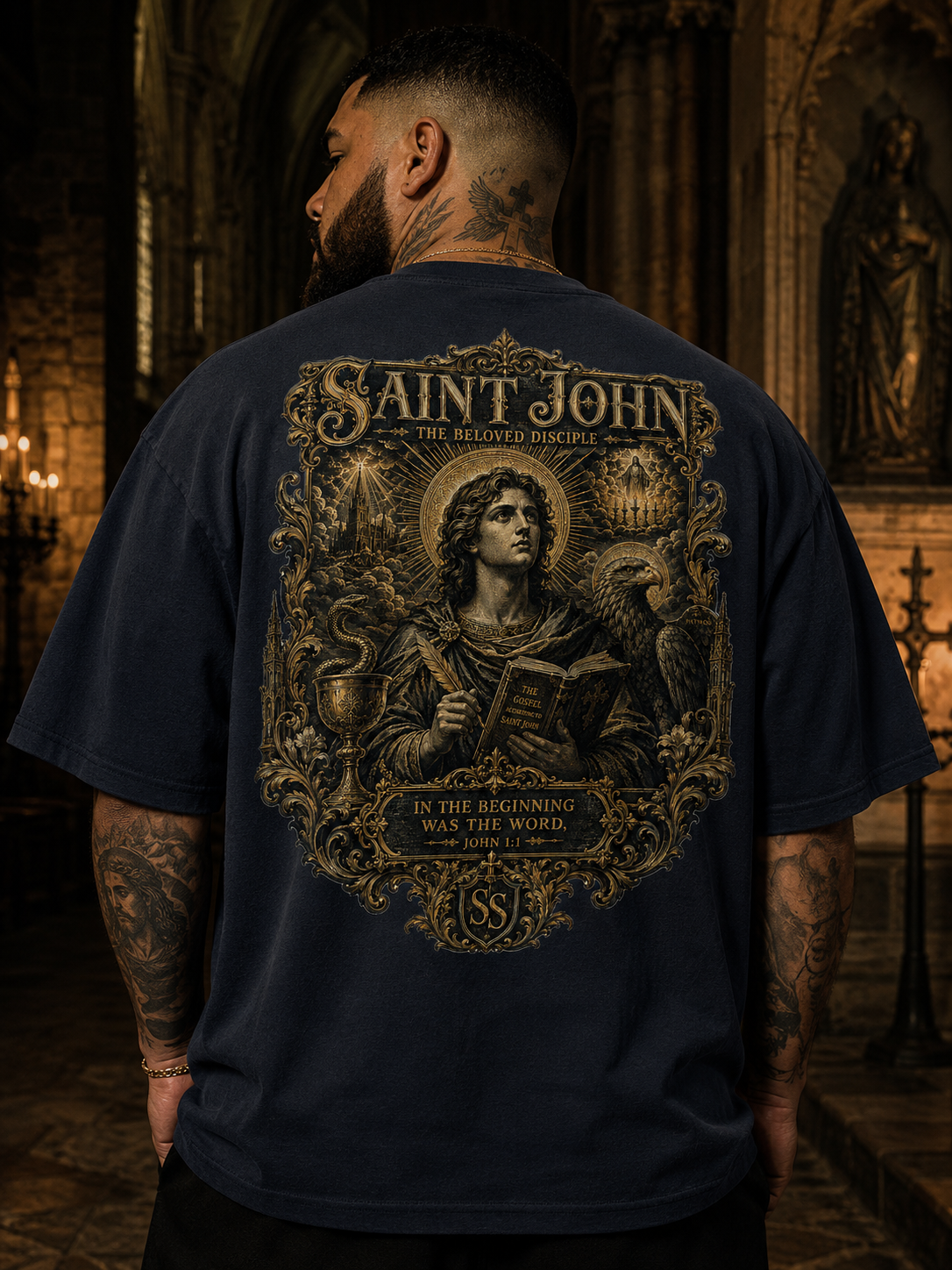 Saint John the Apostle Oversized T-Shirt