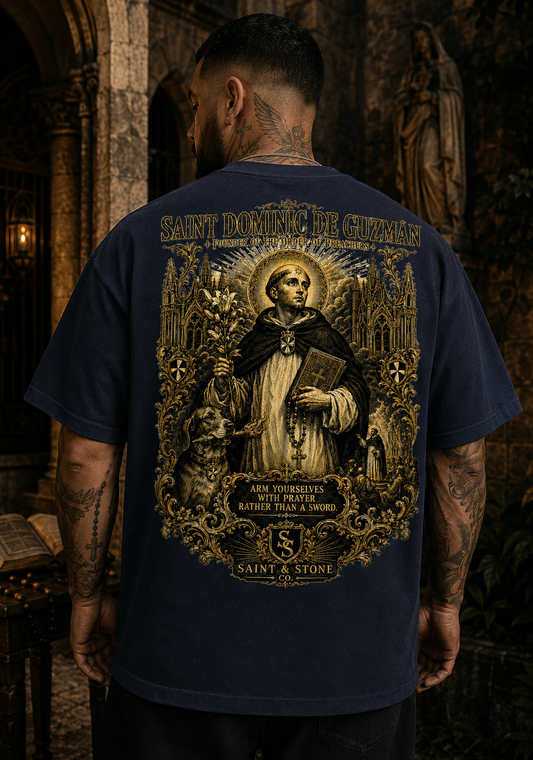 Saint Dominic de Guzmán Oversized T-Shirt