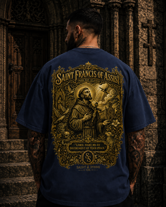 Saint Francis of Assisi Oversized T-Shirt