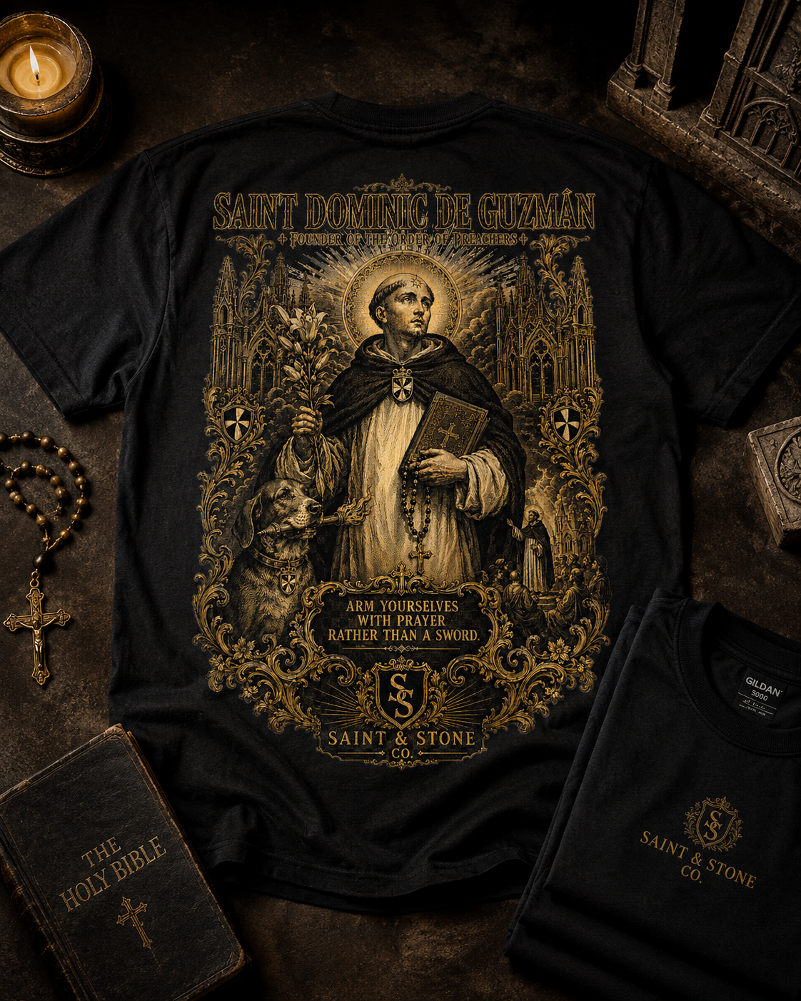 Saint Dominic de Guzmán — Founder of the Order of Preachers Classic Fit Shirt