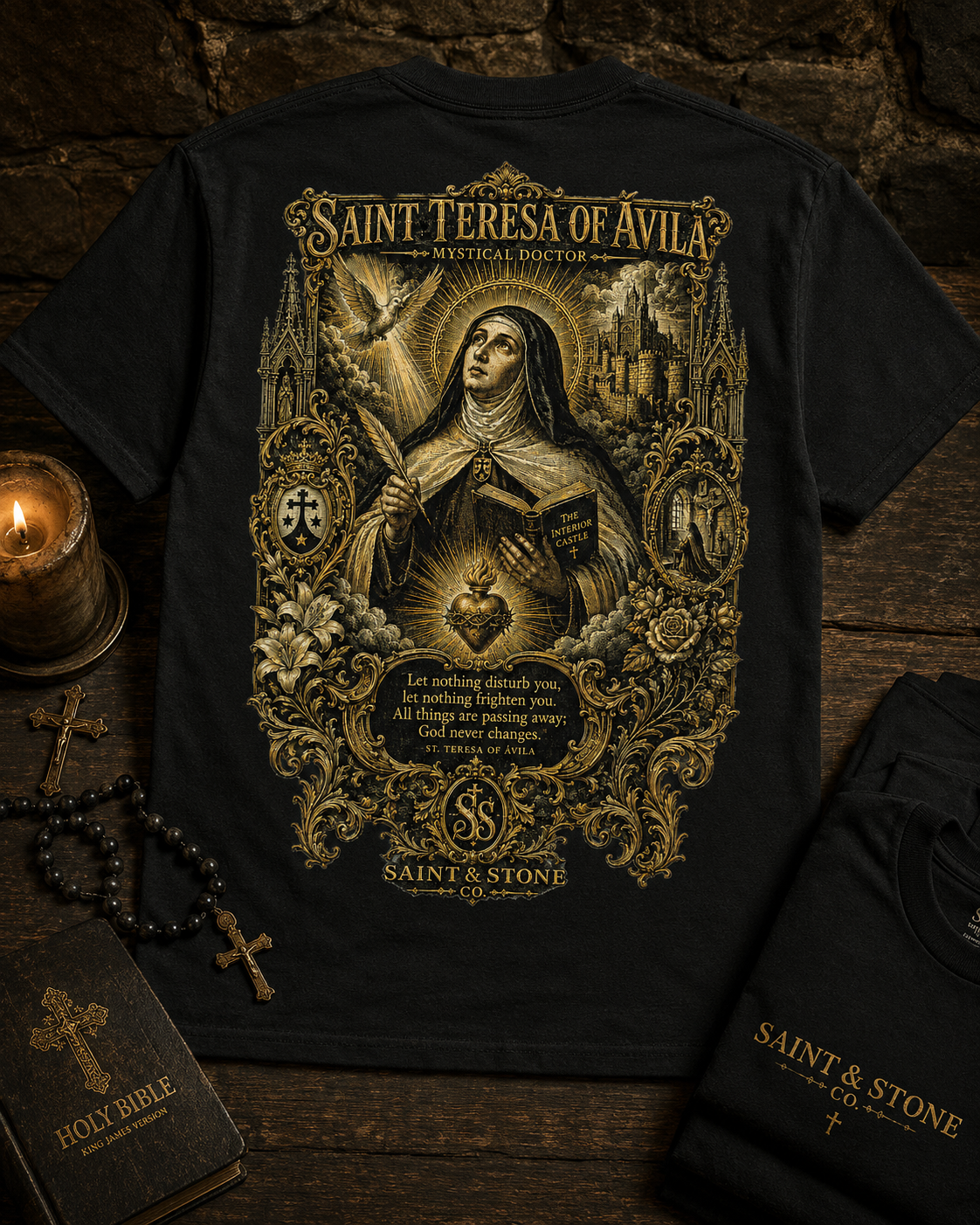 Saint Teresa of Ávila — Catholic Graphic T-Shirt