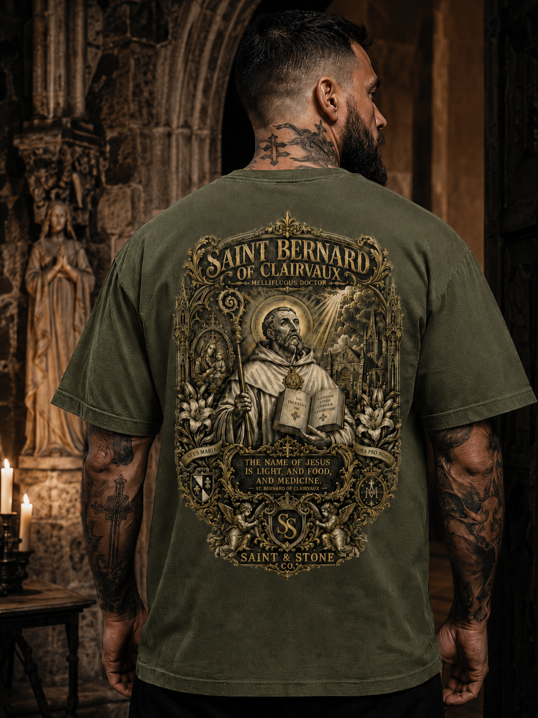 Saint Bernard of Clairvaux — Mellifluous Doctor Classic Fit Shirt