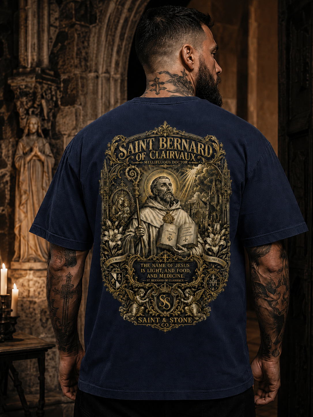 Saint Bernard of Clairvaux — Mellifluous Doctor Classic Fit Shirt