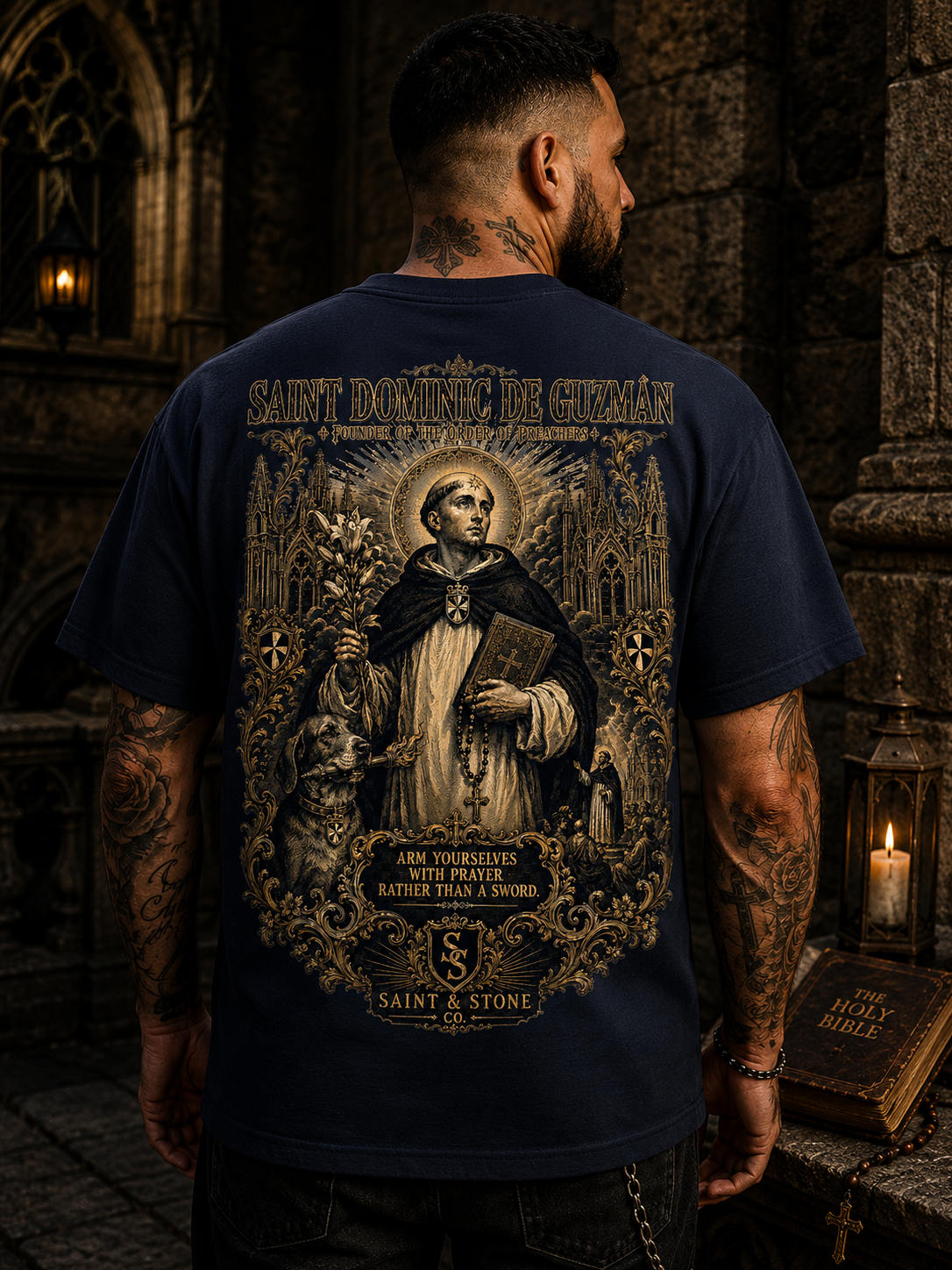 Saint Dominic de Guzmán — Founder of the Order of Preachers Classic Fit Shirt