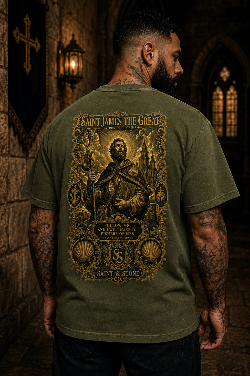 Saint James the Great— Patron of Pilgrims Classic Fit Shirt