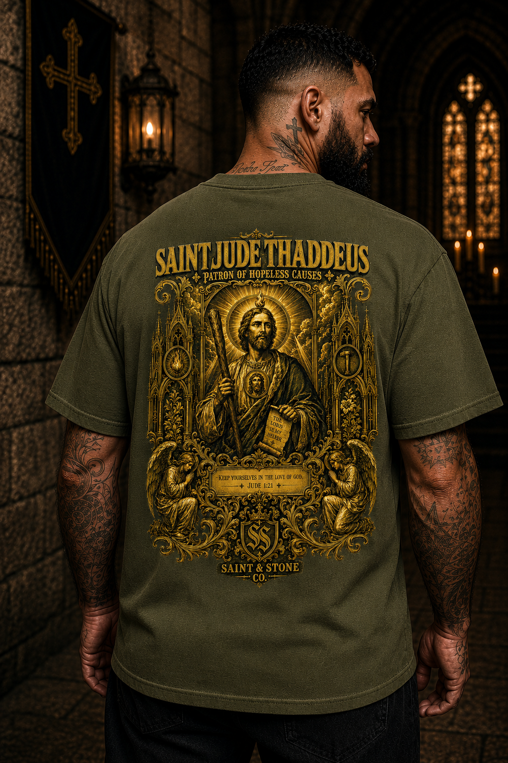 Saint Jude Thaddeus — Patron of Hopeless Causes Classic Fit Shirt