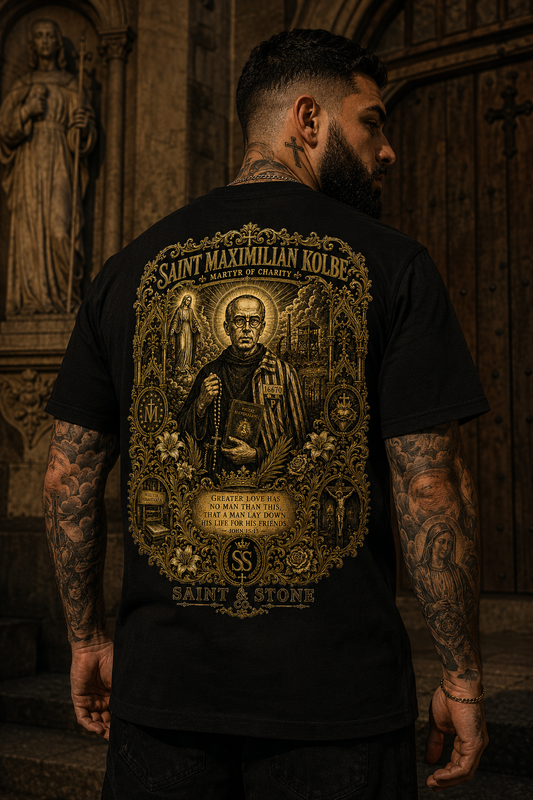 Saint Maximilian Kolbe — Martyr of Charity Classic Fit Shirt