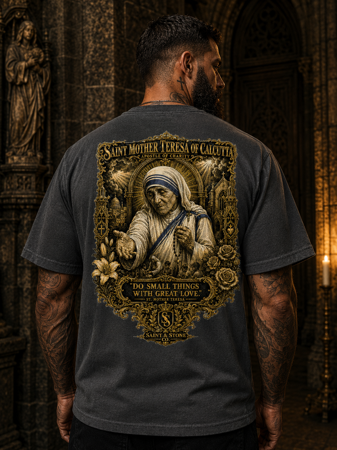 Saint Mother Teresa of Calcutta — Apostle of Charity Classic Fit Shirt