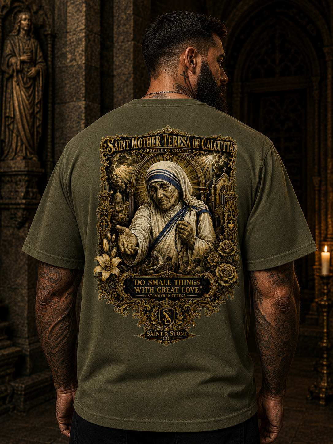 Saint Mother Teresa of Calcutta — Apostle of Charity Classic Fit Shirt