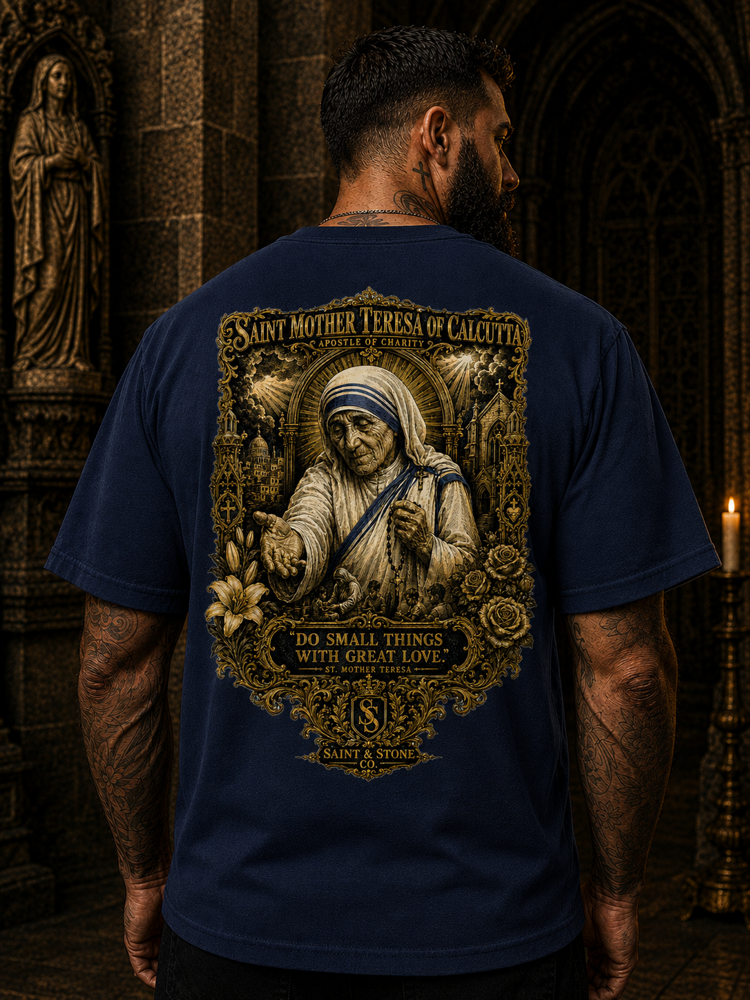 Saint Mother Teresa of Calcutta — Apostle of Charity Classic Fit Shirt