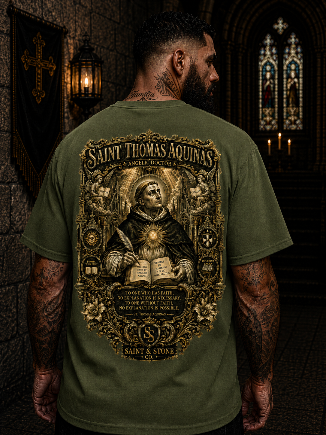 Saint Thomas Aquinas — Angelic Doctor Classic Fit Shirt