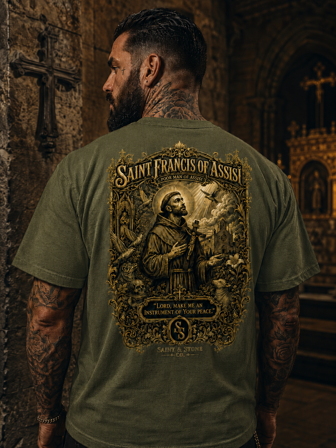 Saint Francis of Assisi — Classic Fit Shirt