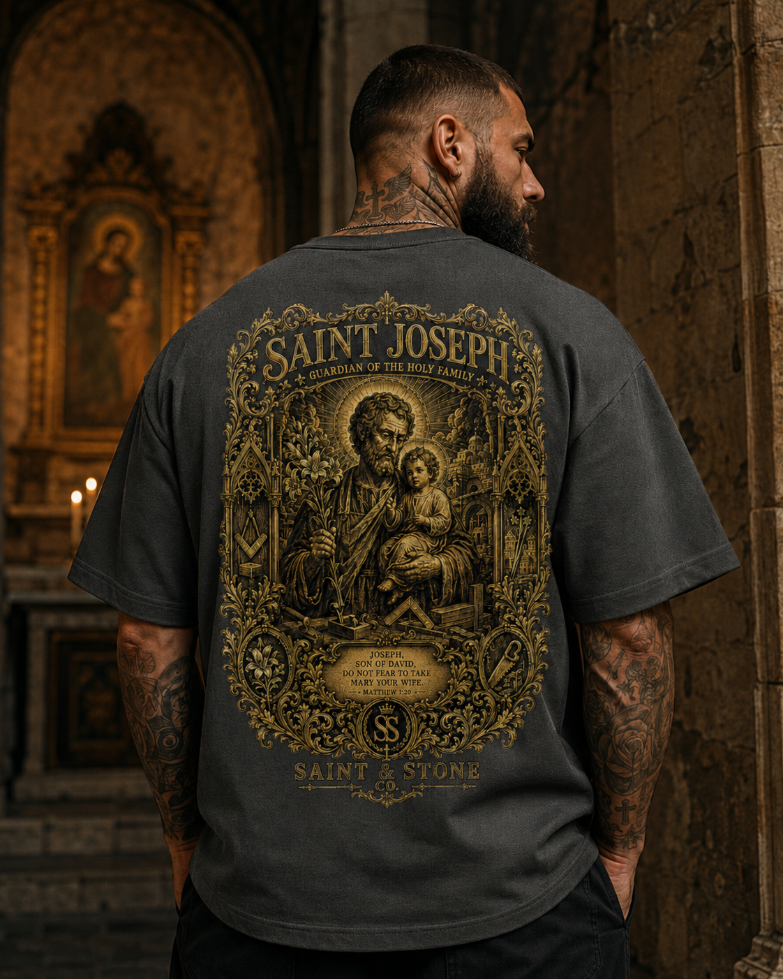 Saint Joseph Oversized T-Shirt