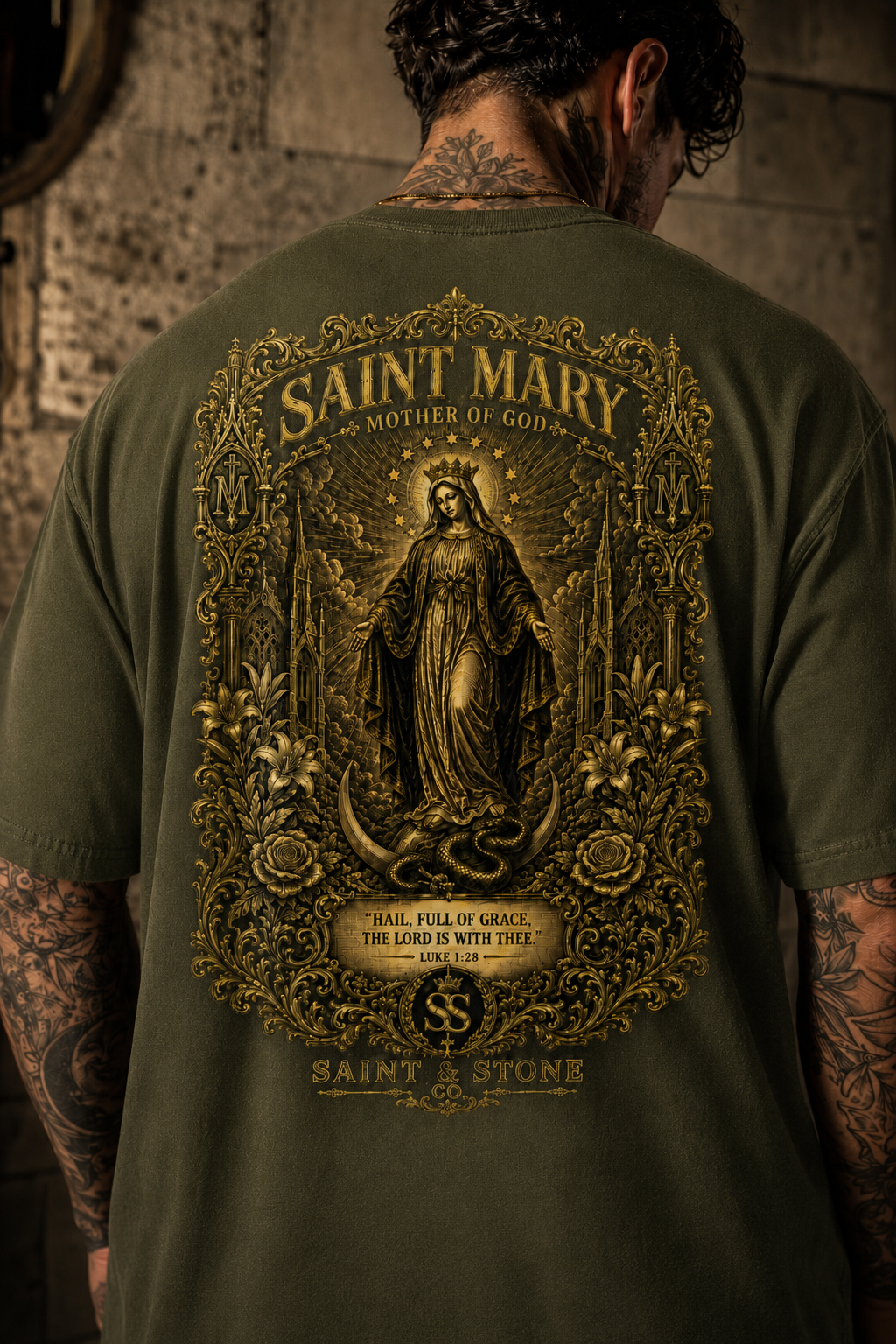 Saint Mary Mother of God Oversized T-Shirt