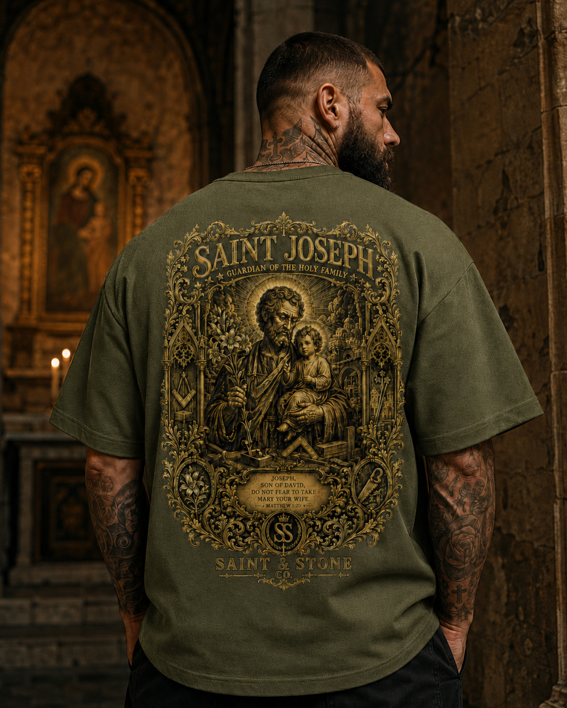 Saint Joseph Oversized T-Shirt