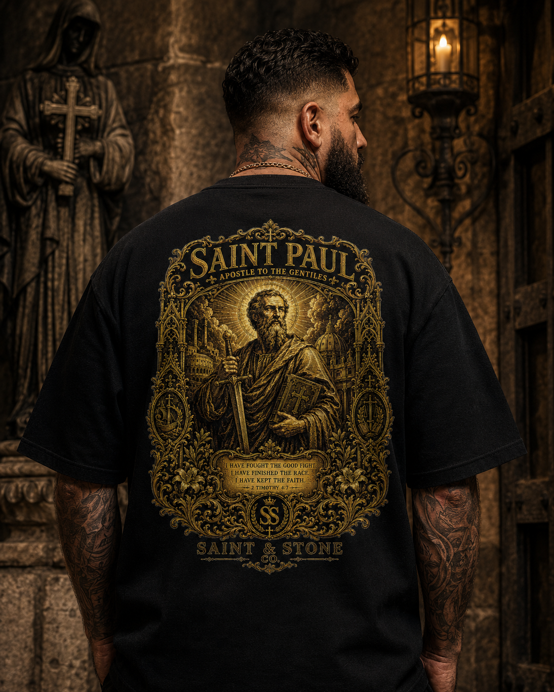 Saint Paul Oversized Catholic Streetwear Shirt