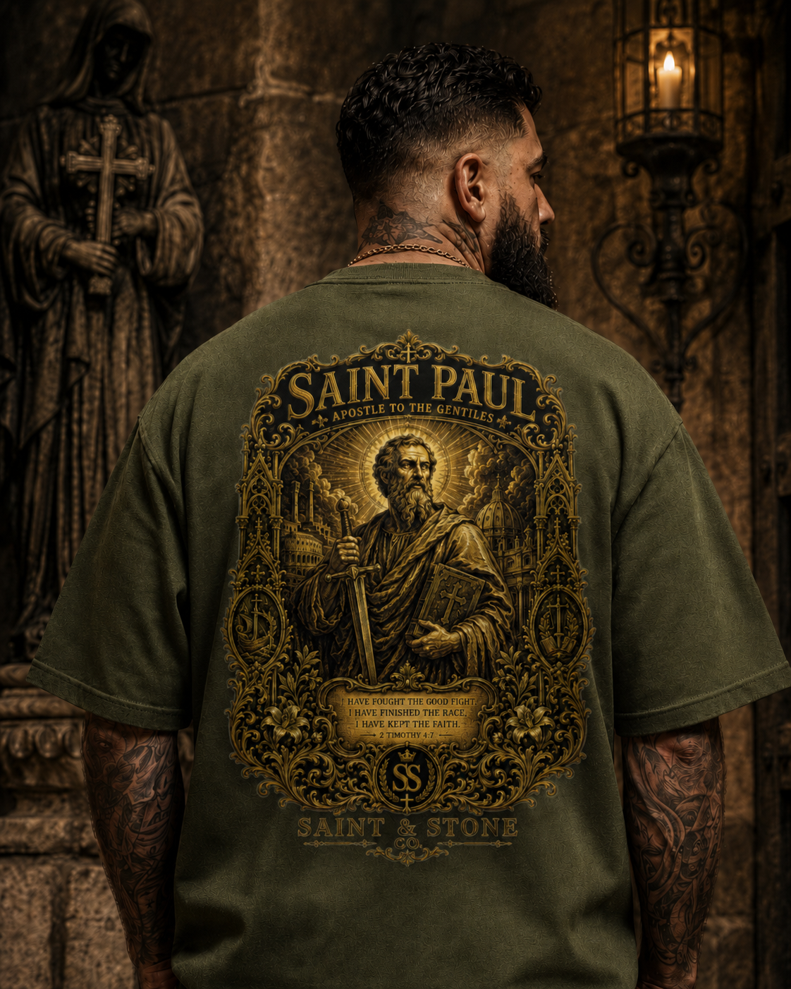 Saint Paul Oversized Catholic Streetwear Shirt