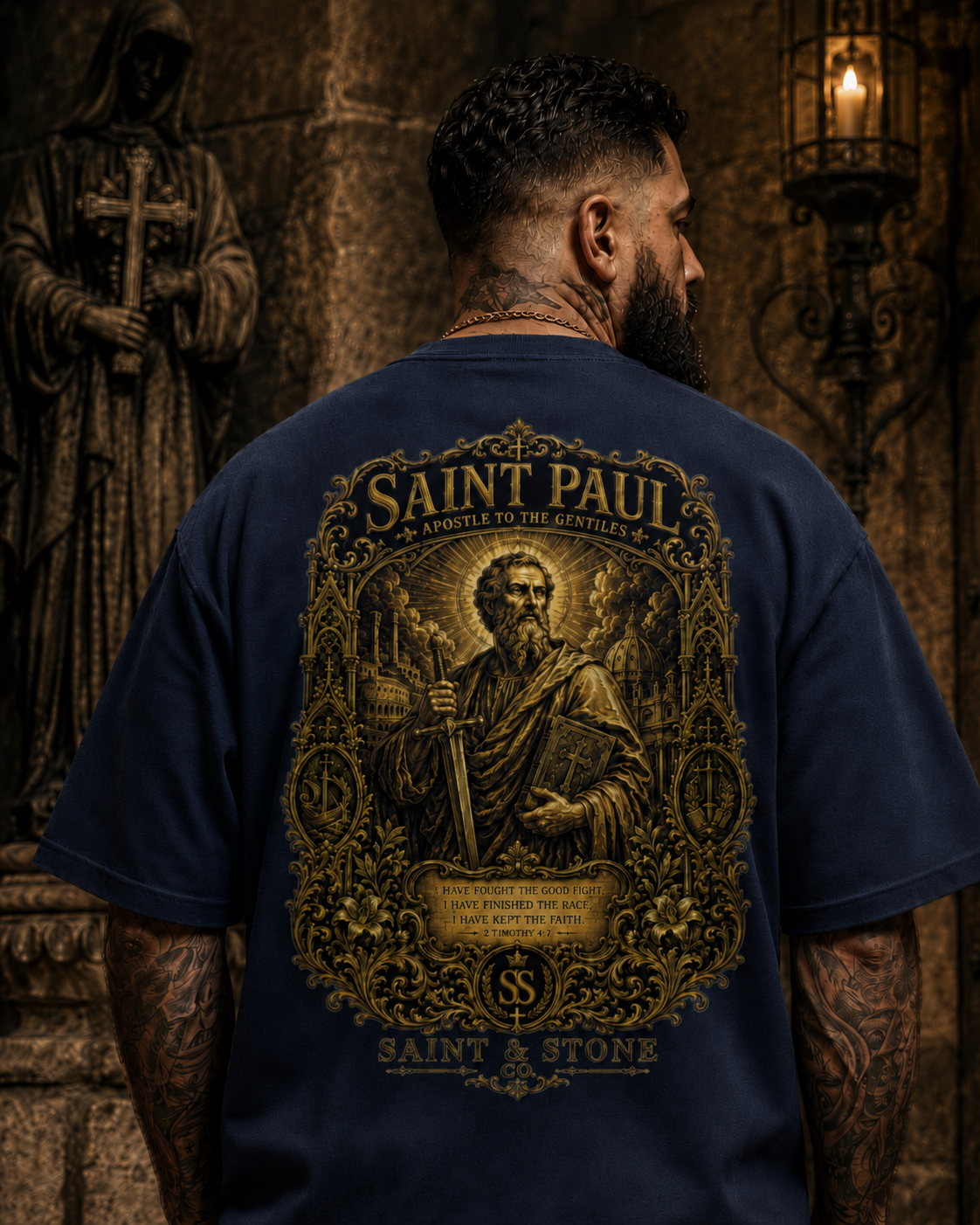 Saint Paul Oversized Catholic Streetwear Shirt