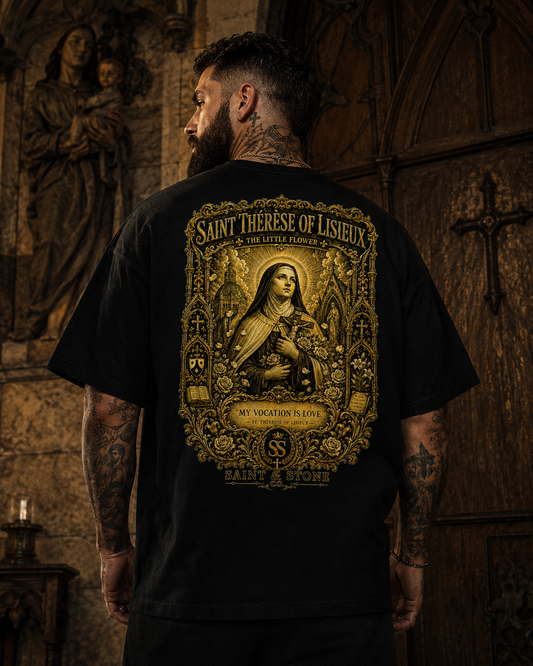 Saint Thérèse of Lisieux Oversized T-Shirt