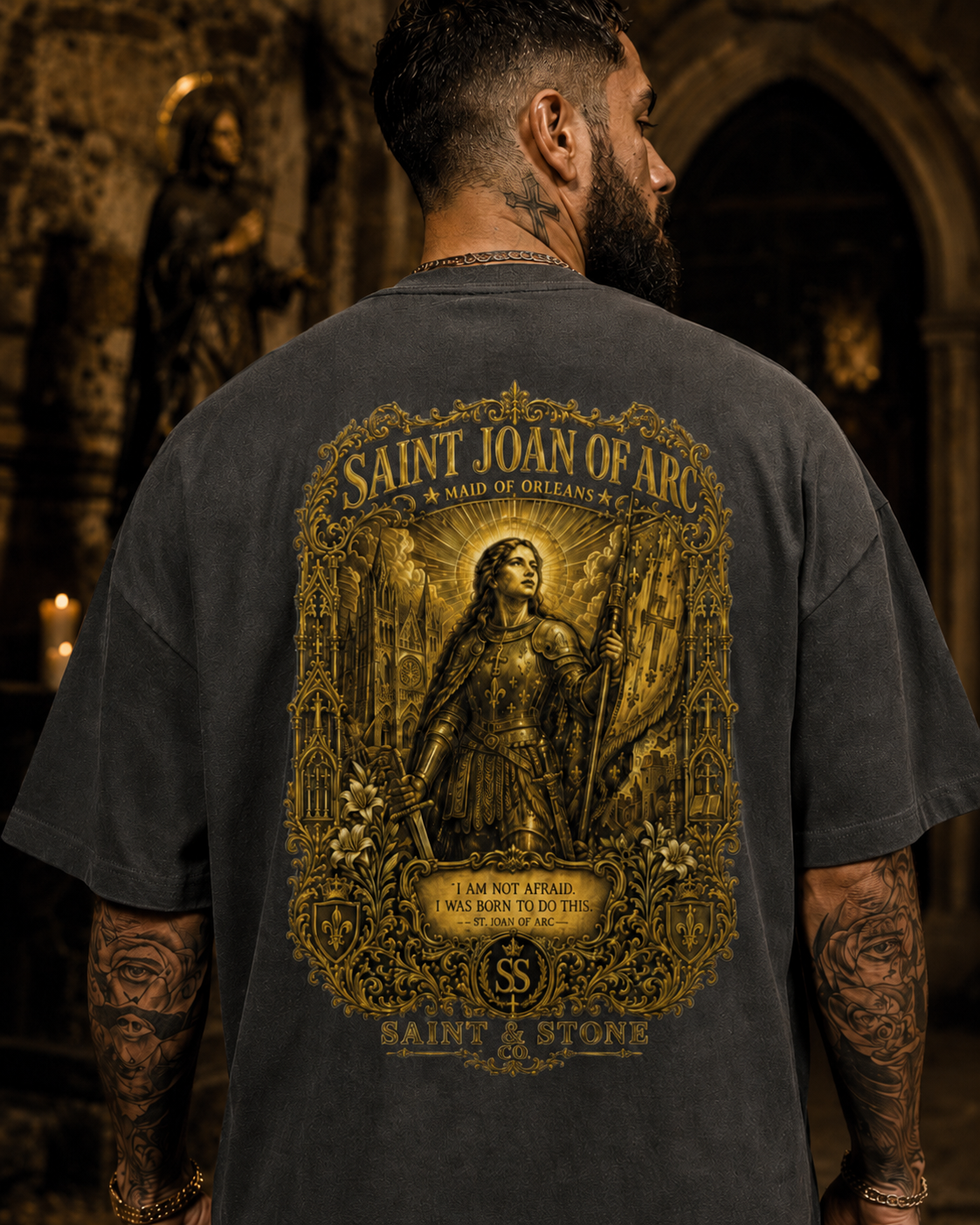 Saint Joan of Arc Oversized T-Shirt