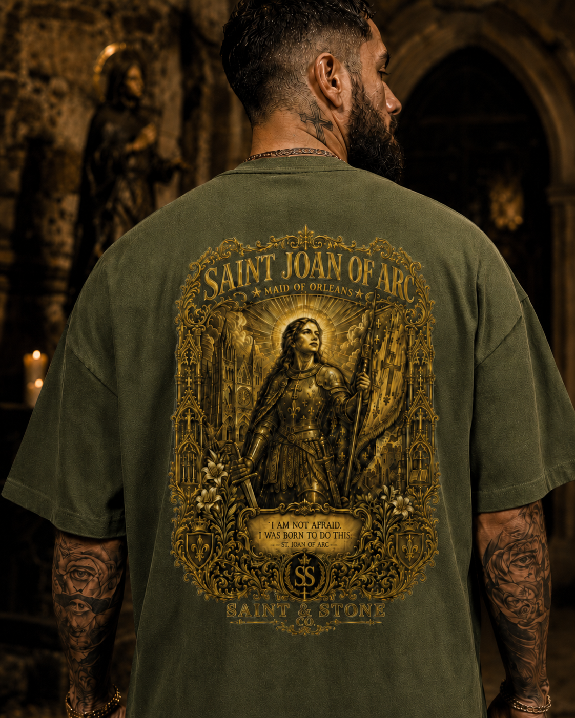 Saint Joan of Arc Oversized T-Shirt