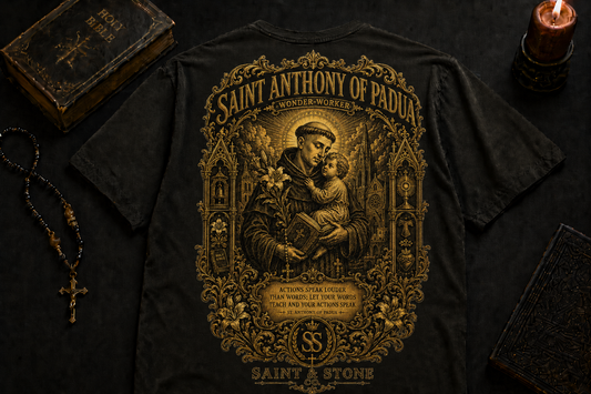 Saint Anthony of Padua Oversized T-Shirt