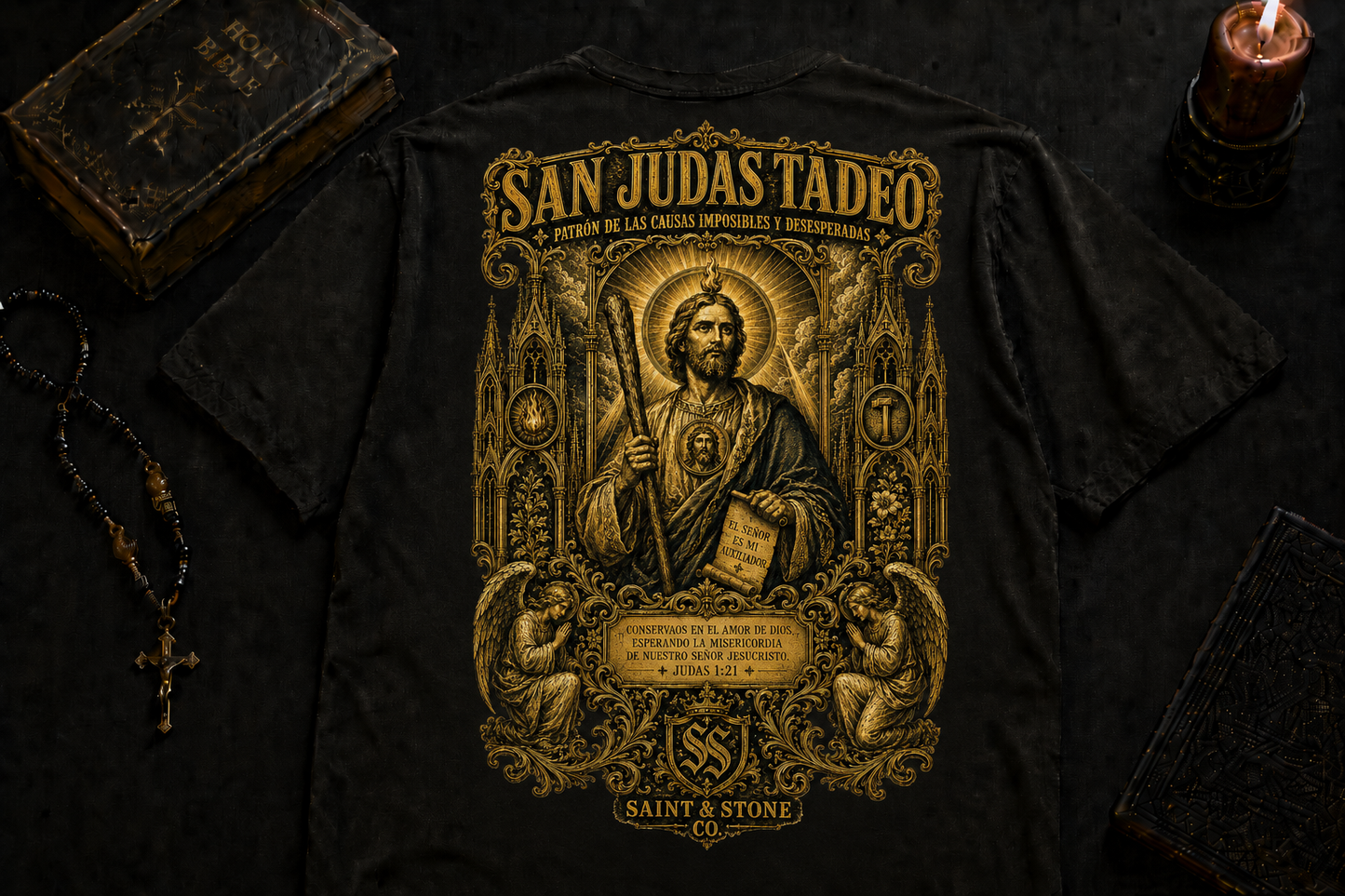 San Judas Tadeo Oversized T-Shirt