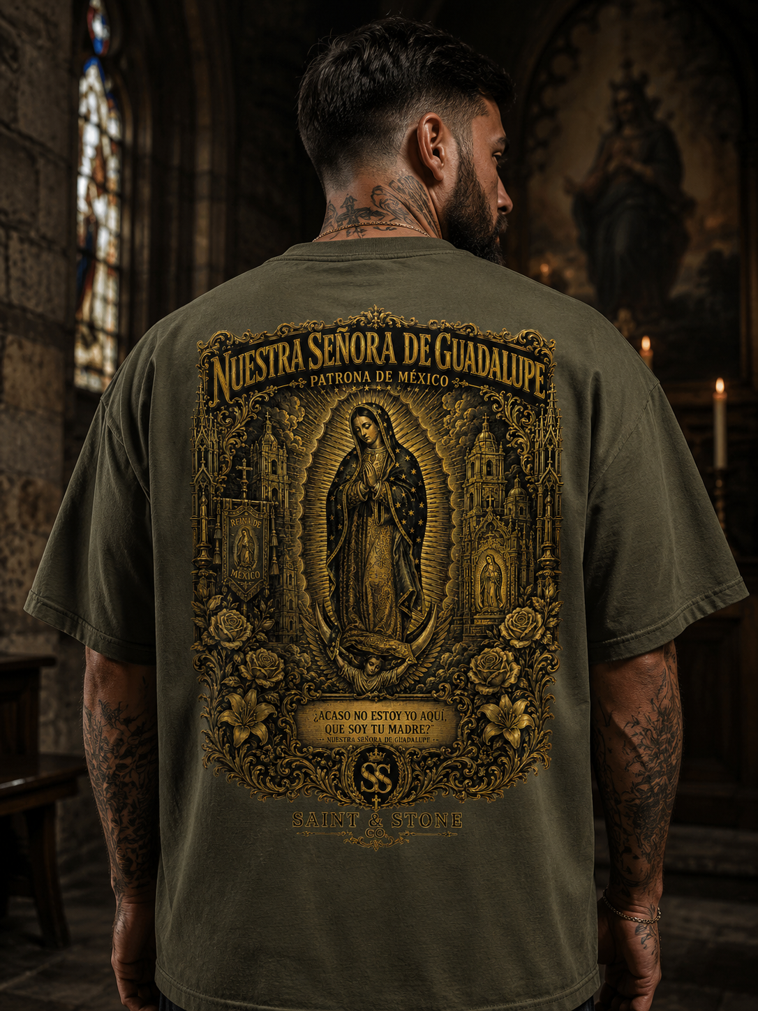Nuestra Señora de Guadalupe Oversized T-Shirt