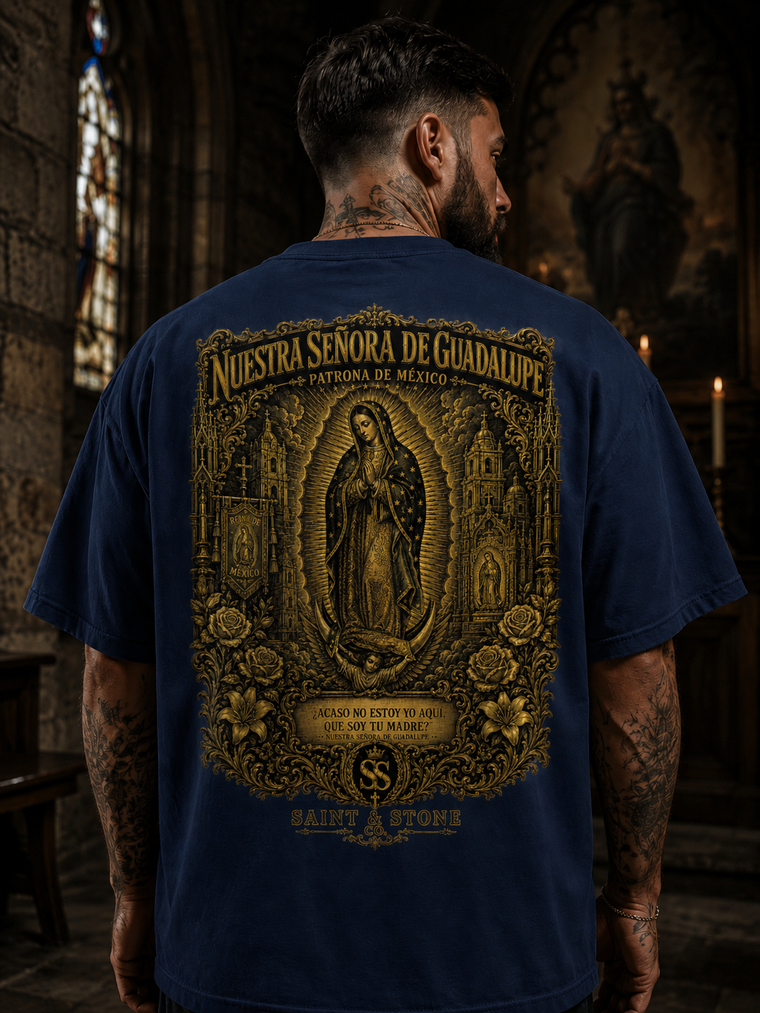 Nuestra Señora de Guadalupe Oversized T-Shirt