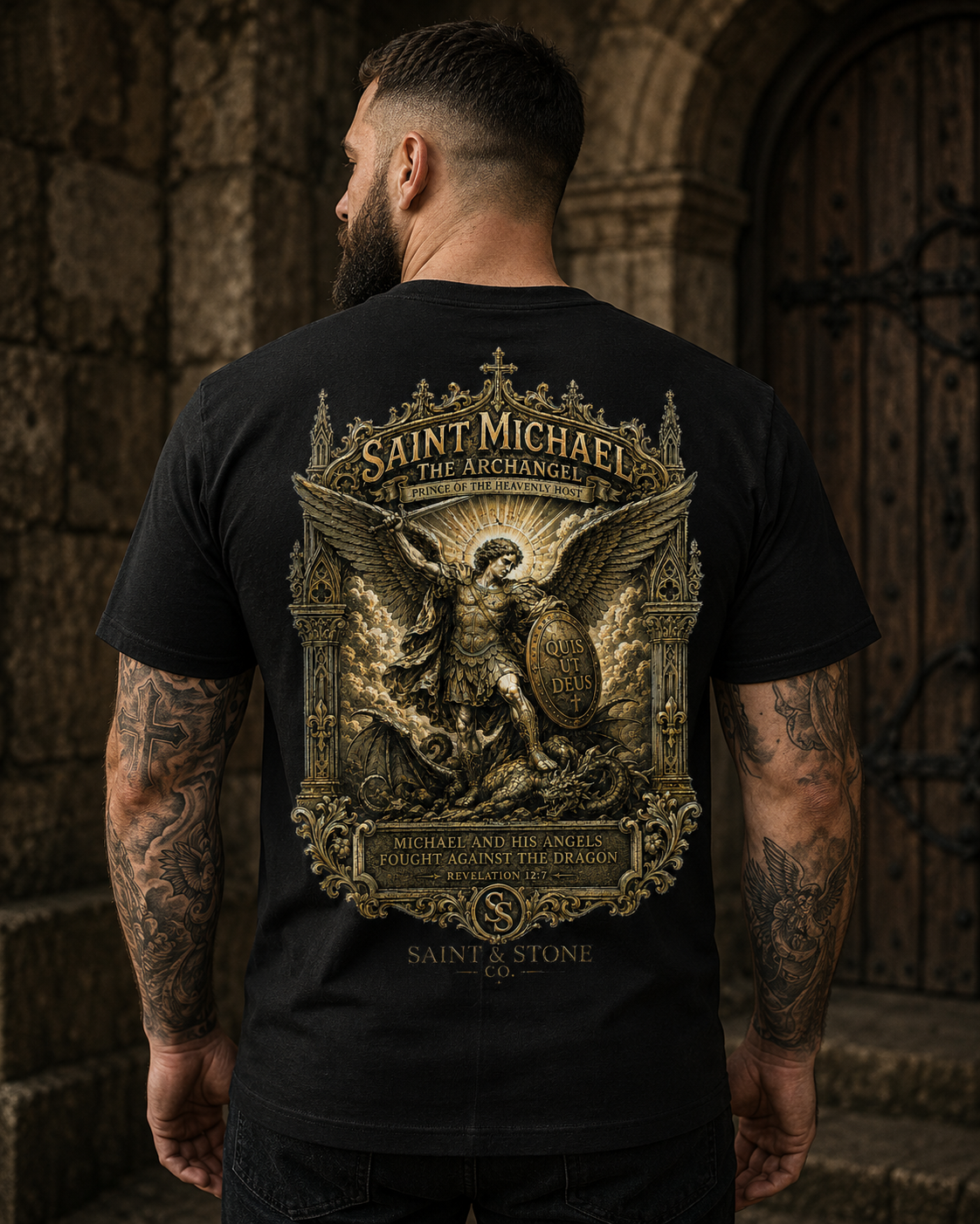 Saint Michael — War in Heaven Classic Fit Shirt
