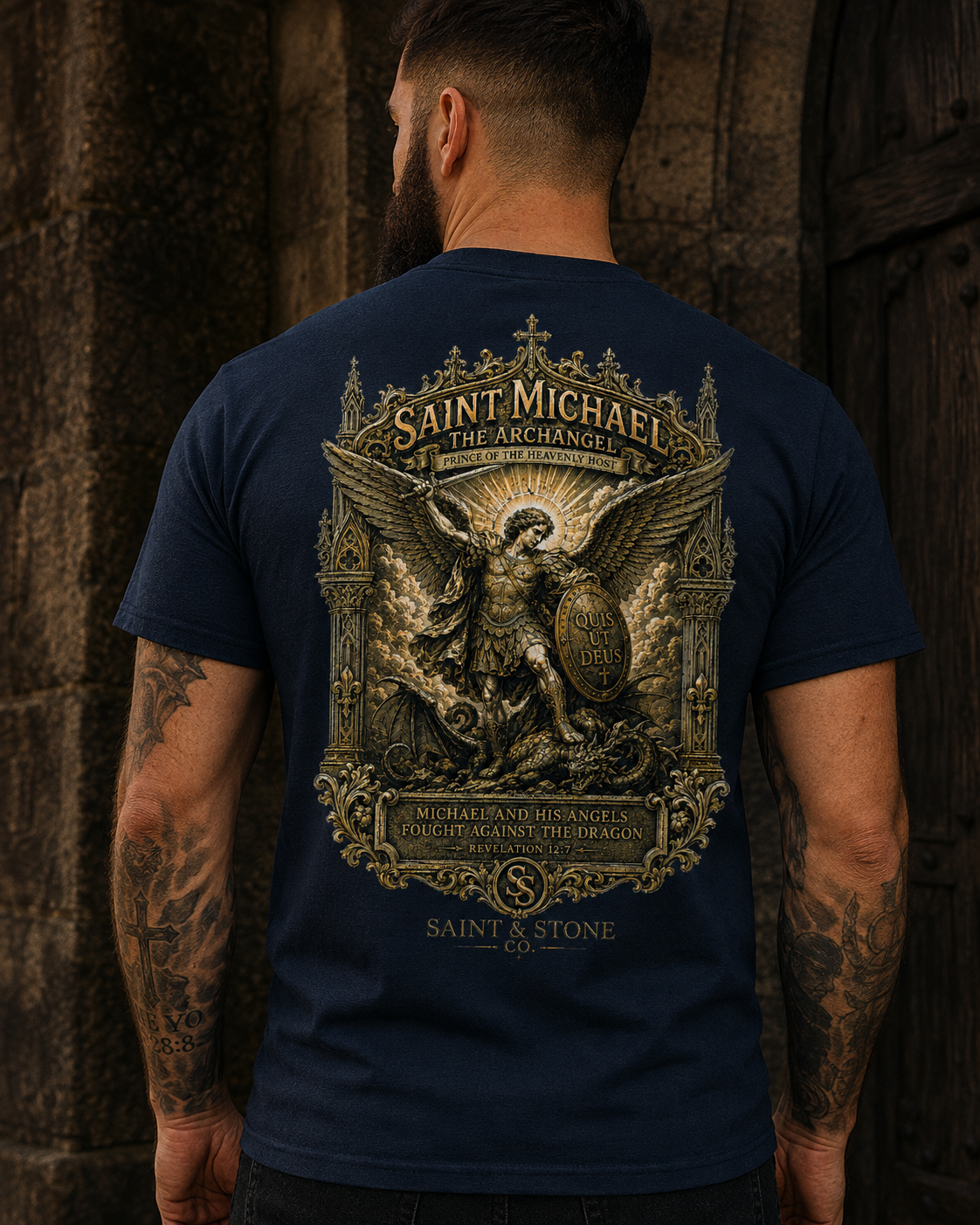 Saint Michael — War in Heaven Classic Fit Shirt