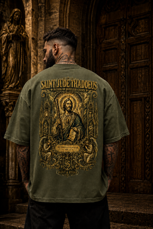 Saint Jude Thaddeus Oversized T-Shirt