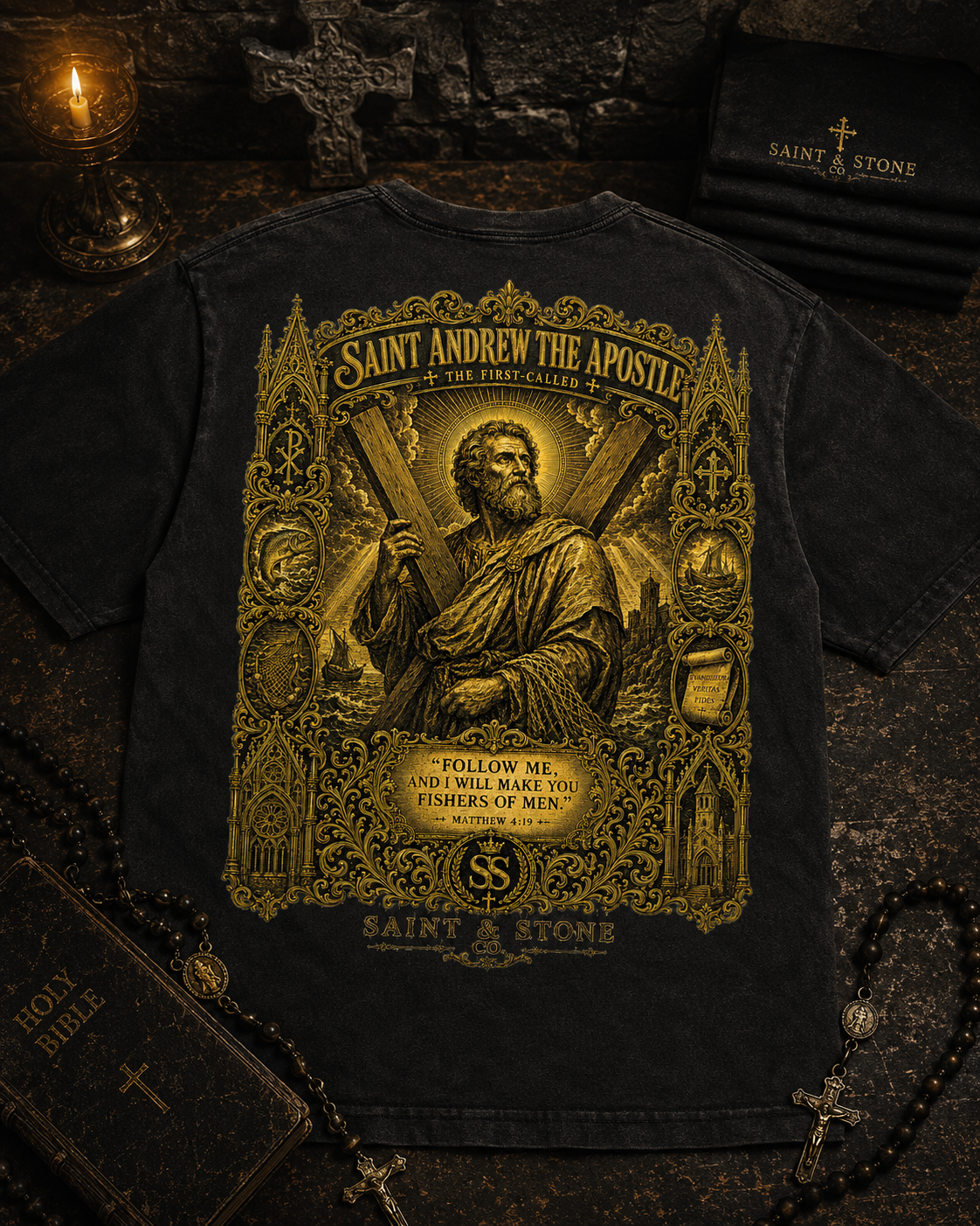 Saint Andrew the Apostle Oversized T-Shirt