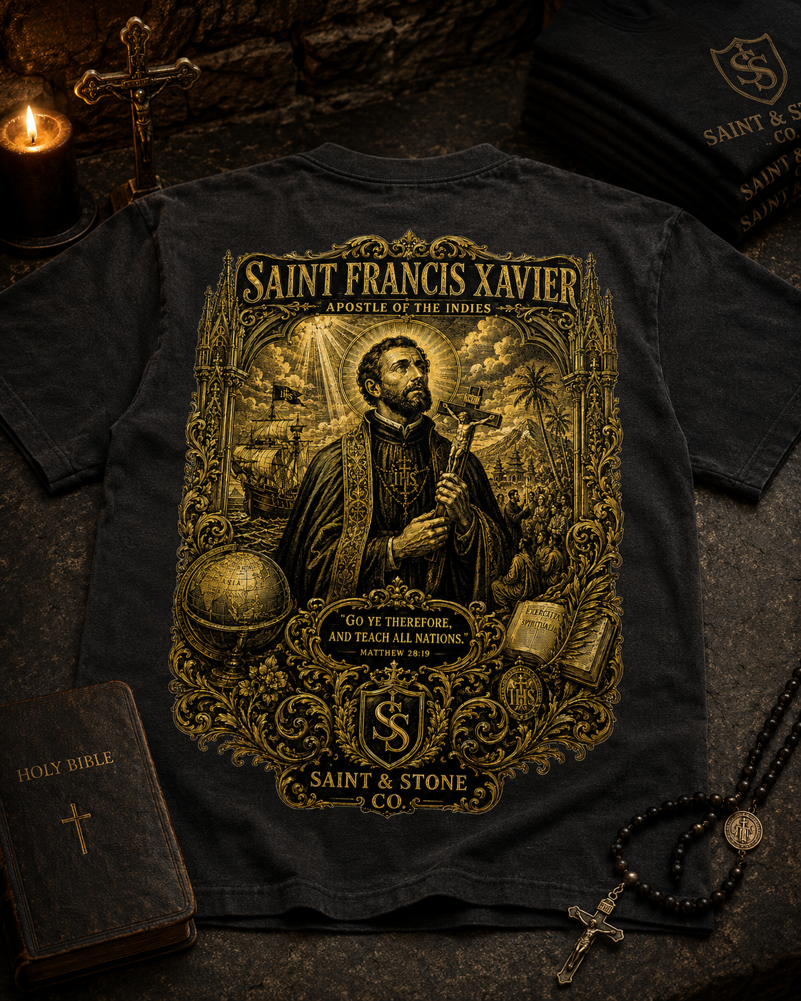 Saint Francis Xavier Oversized T-Shirt