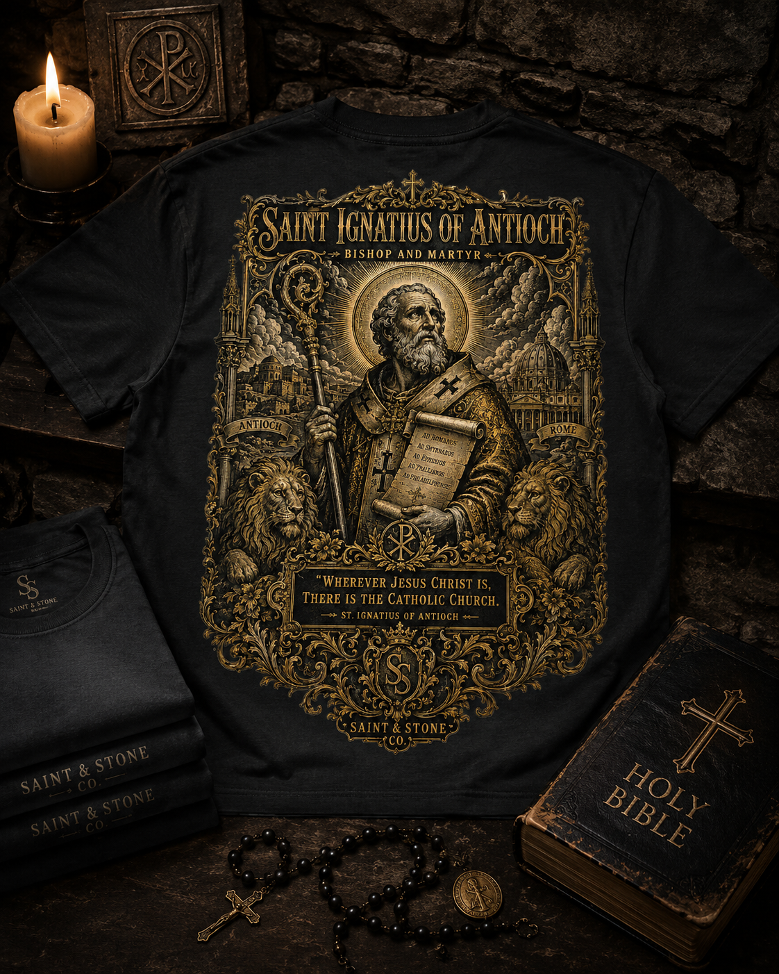 Saint Ignatius of Antioch Oversized T-Shirt