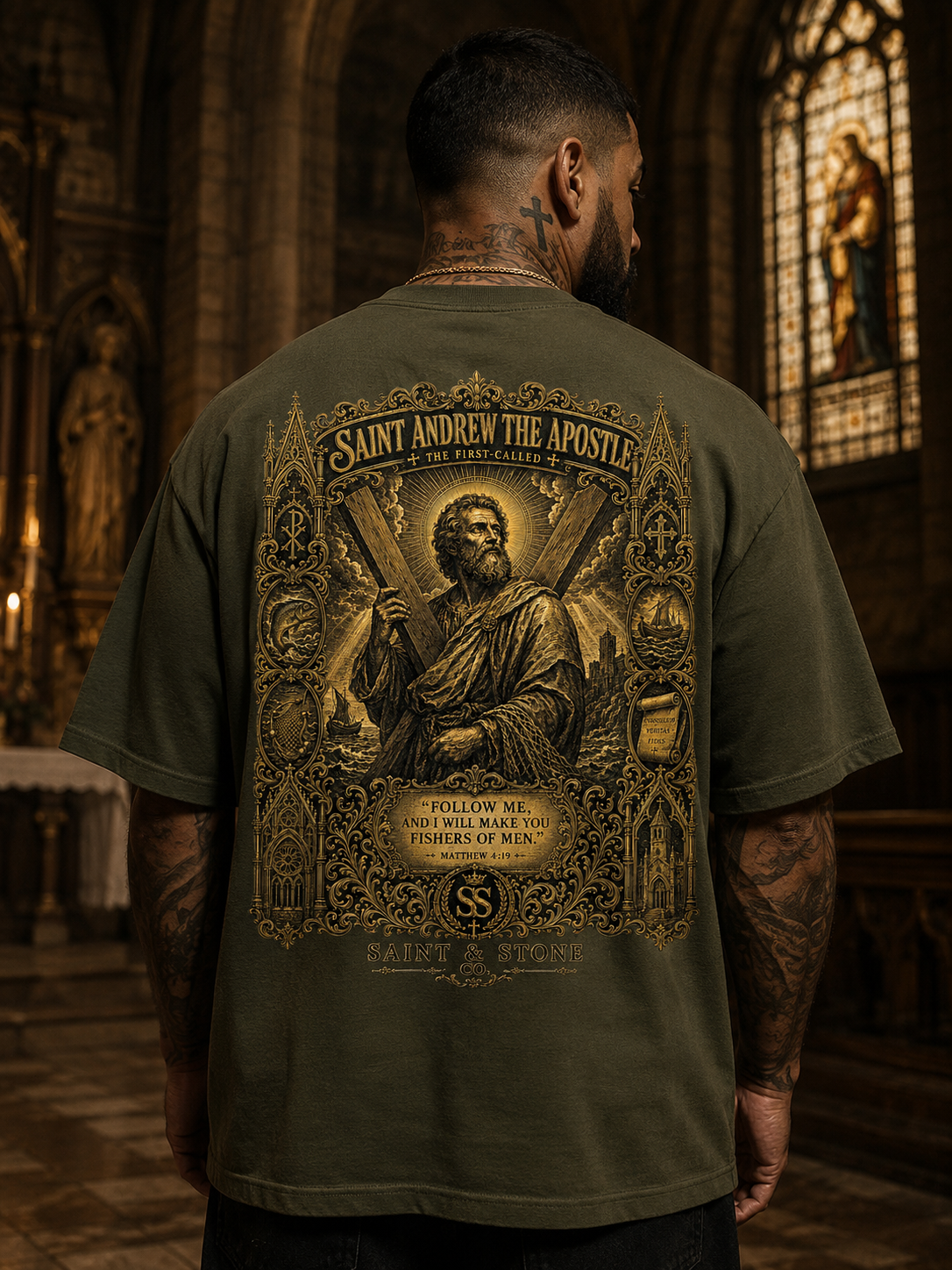 Saint Andrew the Apostle Oversized T-Shirt