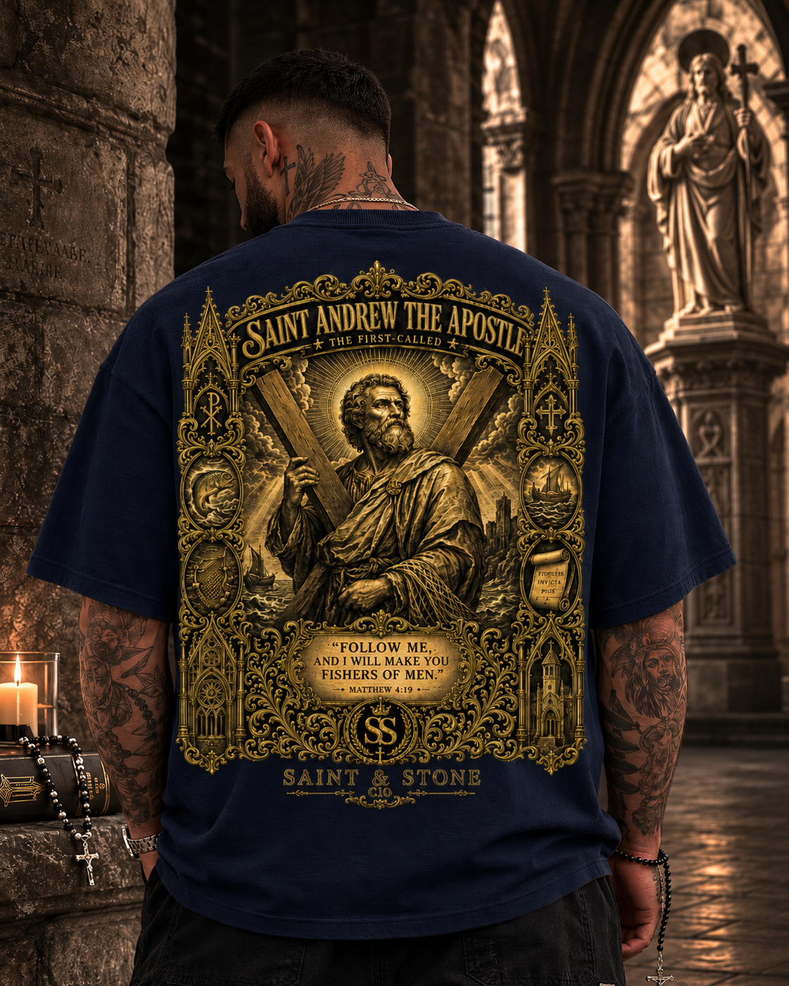 Saint Andrew the Apostle Oversized T-Shirt
