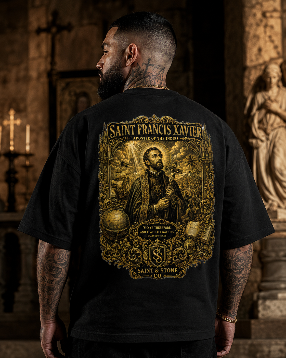 Saint Francis Xavier Oversized T-Shirt