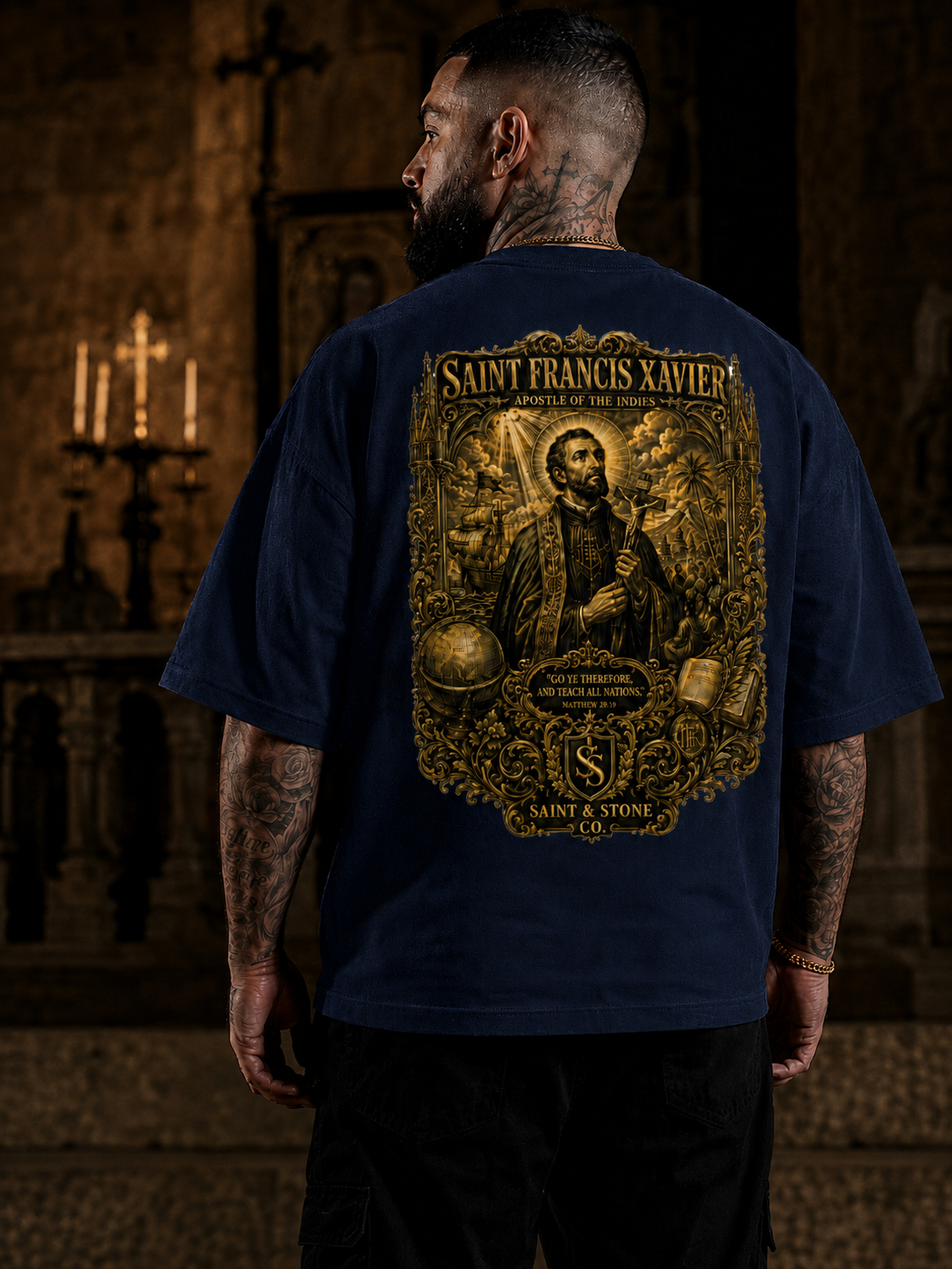 Saint Francis Xavier Oversized T-Shirt