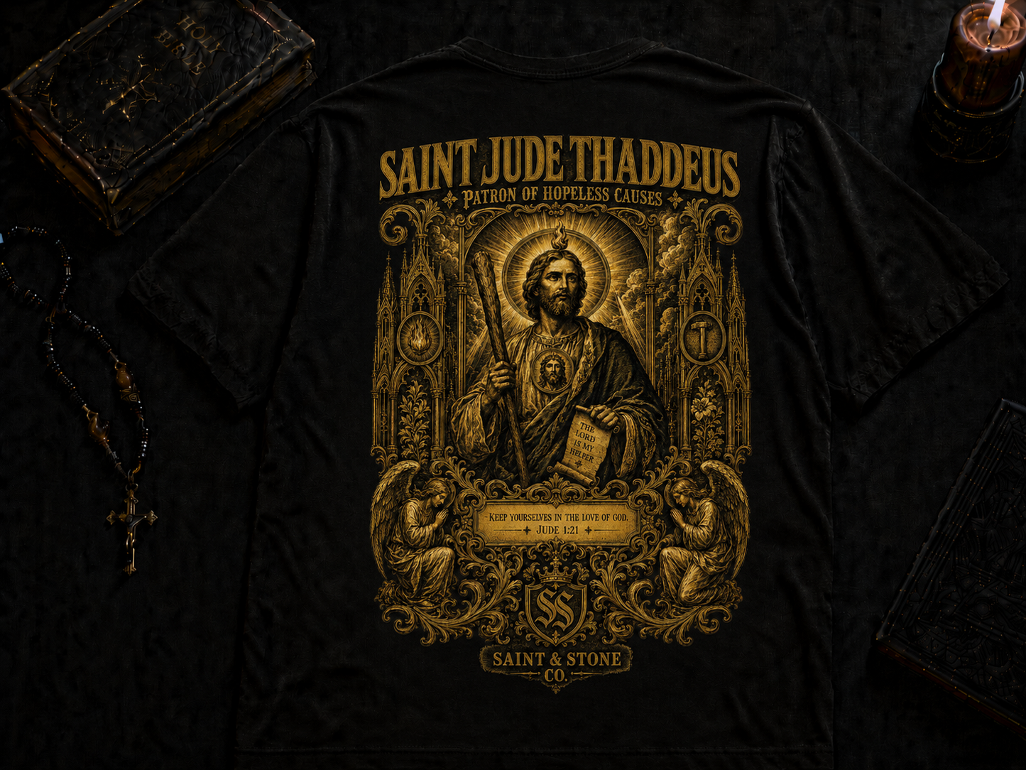 Saint Jude Thaddeus Oversized T-Shirt