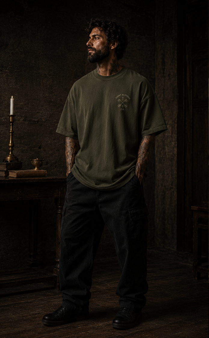 Lamb of God John 1:29 Oversized Christian Streetwear T-Shirt